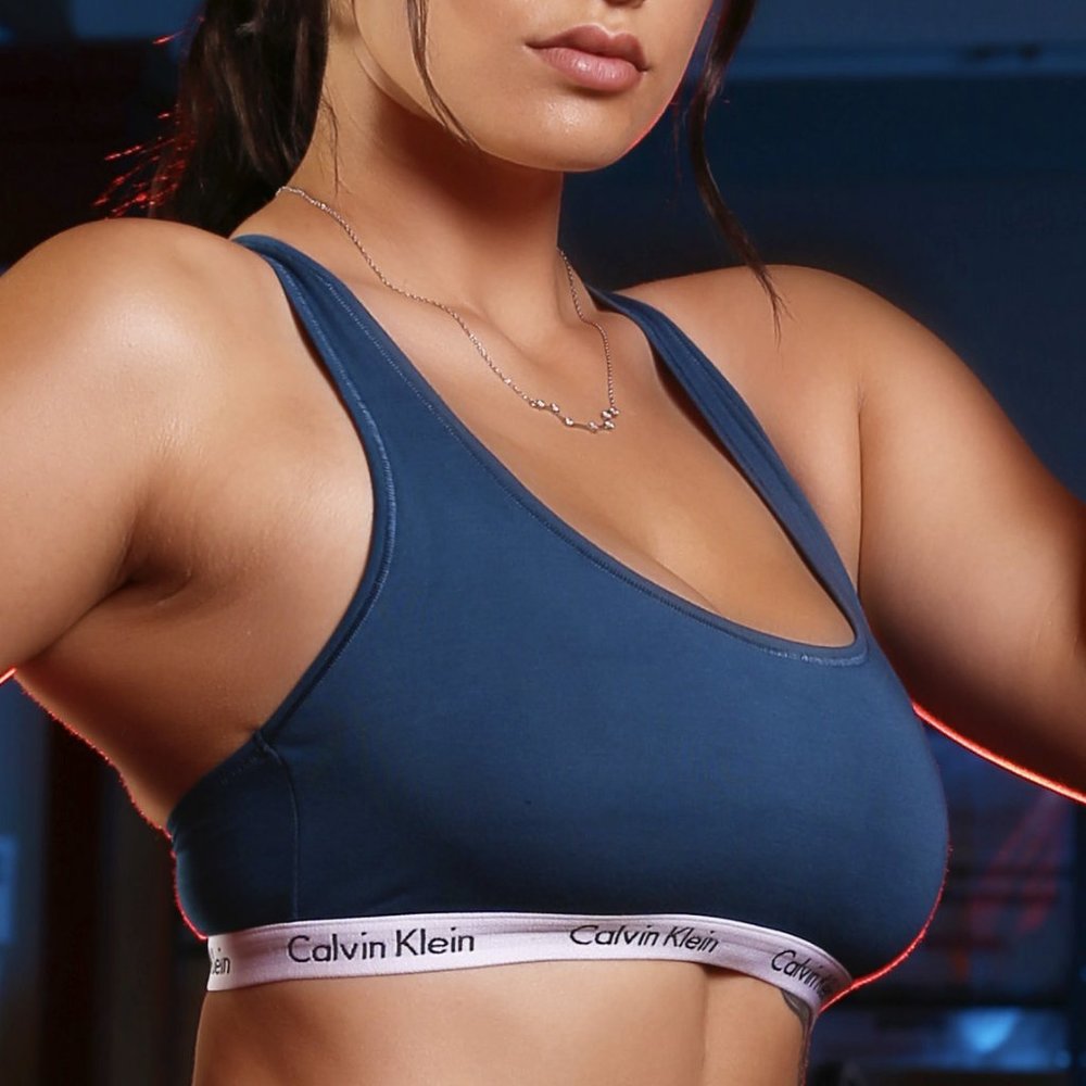 CK Calvin Klein bralette green
